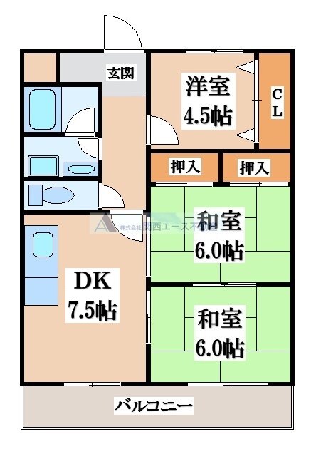 エスペランサの物件間取画像