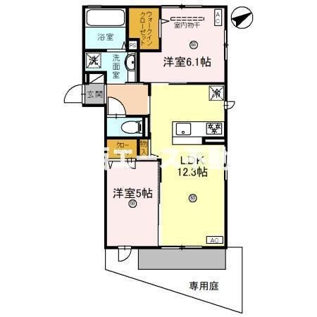 プレステージア忍ヶ丘の物件間取画像