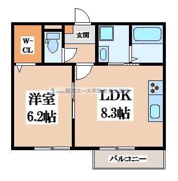 ライラックの物件間取画像