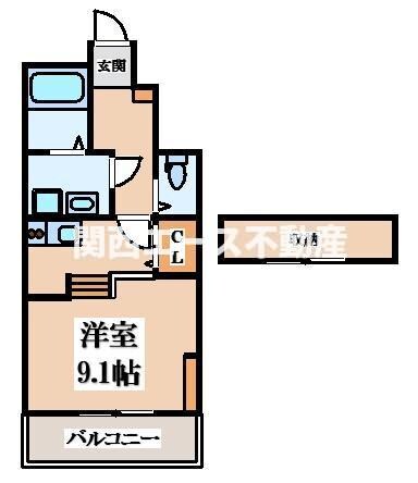 あんしん+小畑町08-13001の物件間取画像