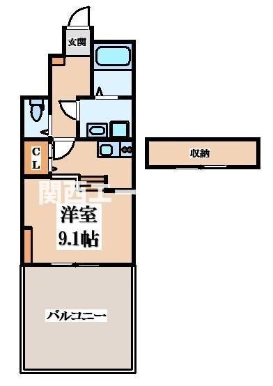 あんしん+小畑町08-13001の物件間取画像