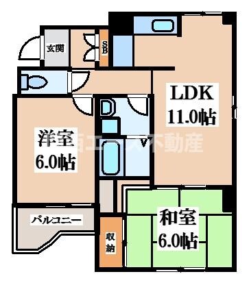 プラーナ徳庵の物件間取画像