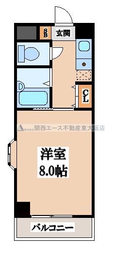 アベニューリップル長田Ⅰの物件間取画像