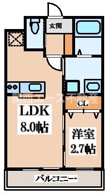 St・Residence南津の辺の物件間取画像