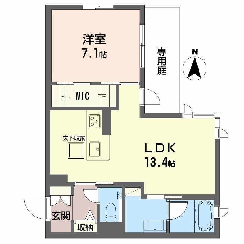 シャーメゾンアスピレーションエイワの物件間取画像