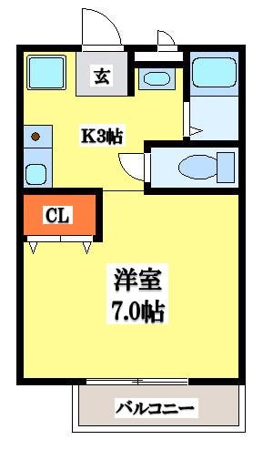 さくらハイツの物件間取画像