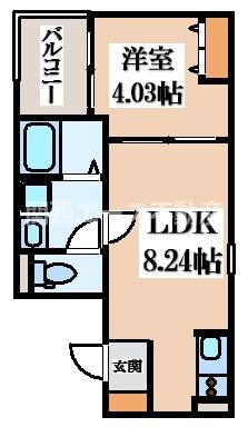 F+style大蓮東２号館の物件間取画像