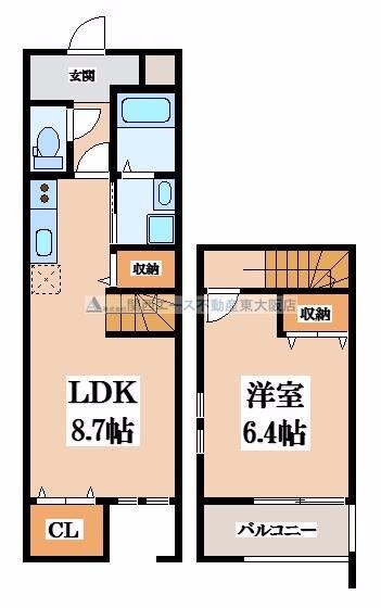 フジパレス浜町Ｂ棟の物件間取画像