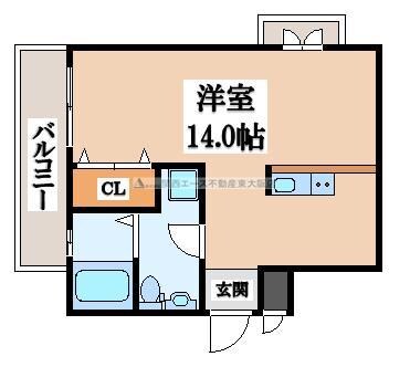 メゾンパティオⅡの物件間取画像