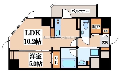 プレミアム菱屋西の物件間取画像