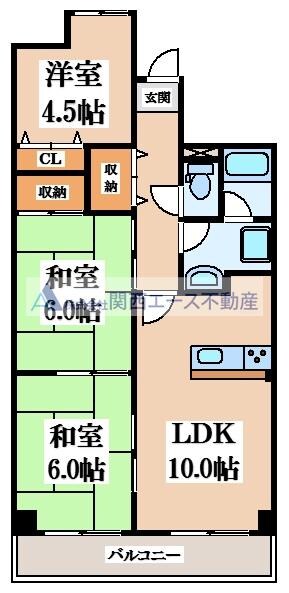 レジェーロ永和の物件間取画像