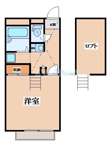 レオパレスソレーユS Oの物件間取画像