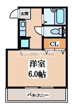 フレックス花園の物件間取画像