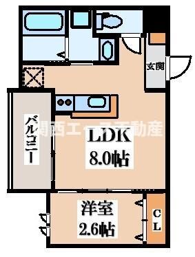 リアコート長瀬の物件間取画像