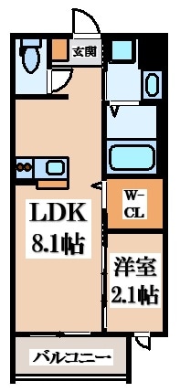 リアコート長瀬の物件間取画像