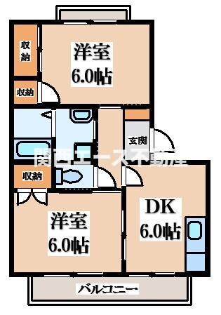 リバーサイドスクエアの物件間取画像