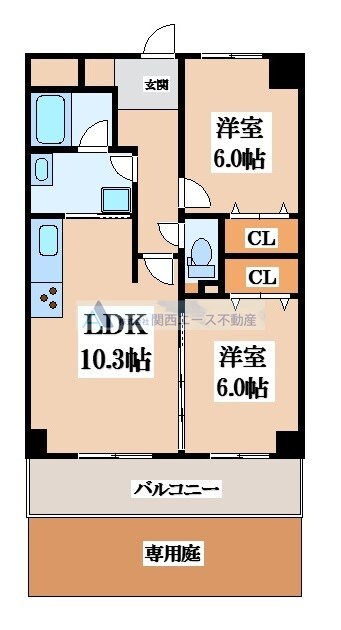 ヌカタコルンイーストの物件間取画像