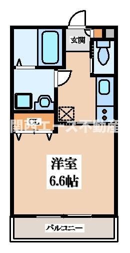 ソラーナメゾン近畿大学前の物件間取画像