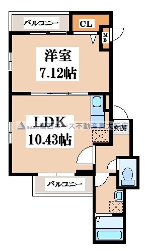 サンシャイン東山PARTⅡの物件間取画像