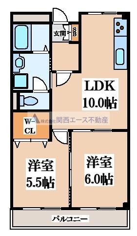 メゾンソレイユの物件間取画像