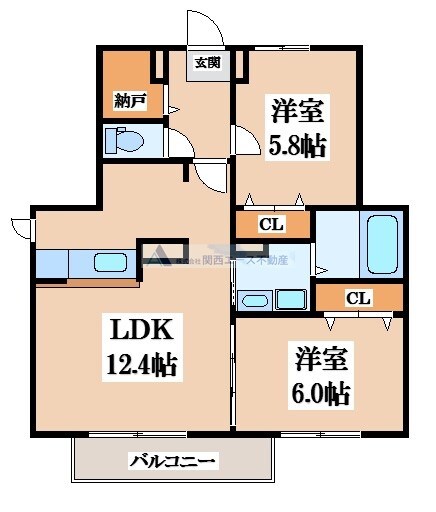 メゾンパルテールⅡの物件間取画像