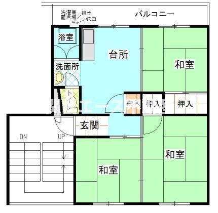 牧野団地の物件間取画像