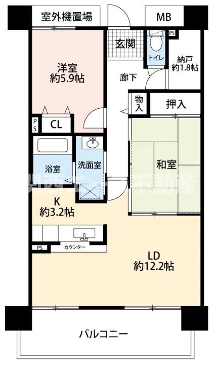 あすと松之浜の物件間取画像