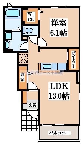 フォレストヒルズの物件間取画像