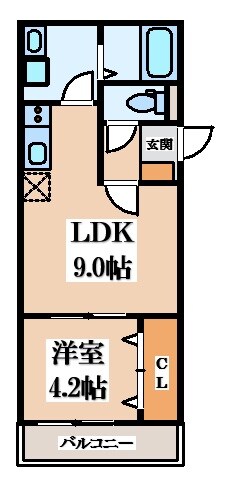 badge四條畷の物件間取画像