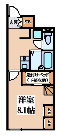 レオパレス後楽の物件間取画像