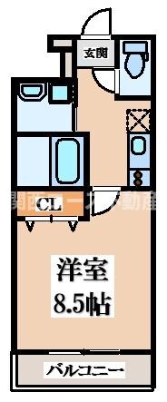 フジパレス俊徳道EASTの物件間取画像