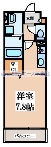 クリエオーレ上小阪の物件間取画像