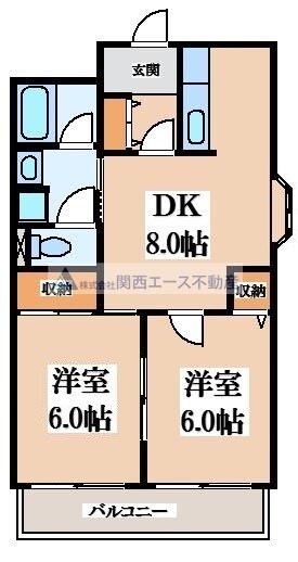 ラ・フォーレ高井田の物件間取画像