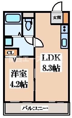 Dias東石切の物件間取画像