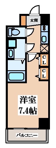 S-RESIDENCE高井田Centralの物件間取画像