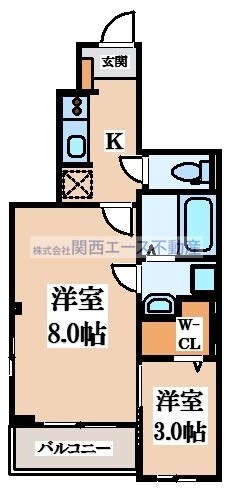 リジエールⅡの物件間取画像