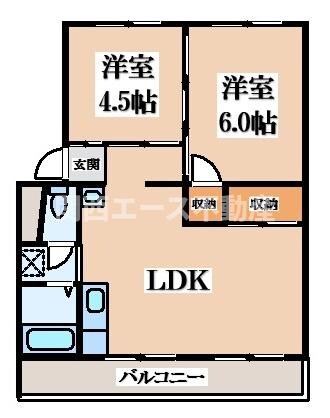 下田部C団地の物件間取画像