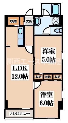 グレースコートの物件間取画像