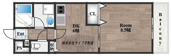 T-スクエア布施の物件間取画像