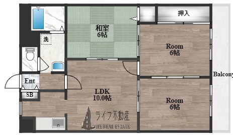 グランドシャトー山本の物件間取画像