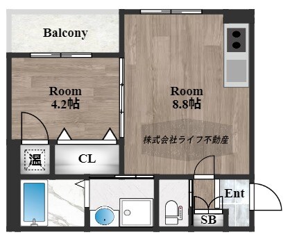 LEPUS御厨Aの物件間取画像