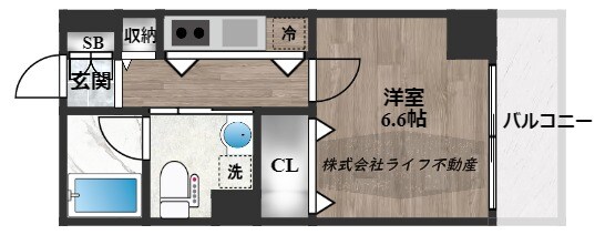 Celeb布施東の物件間取画像