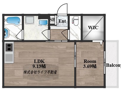 リュクスシティー永和の物件間取画像