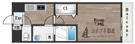 ecLore Ⅱの物件間取画像