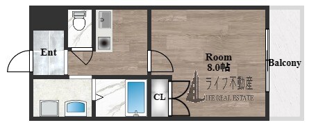 エイチ・ツー・オー新町Ⅰの物件間取画像