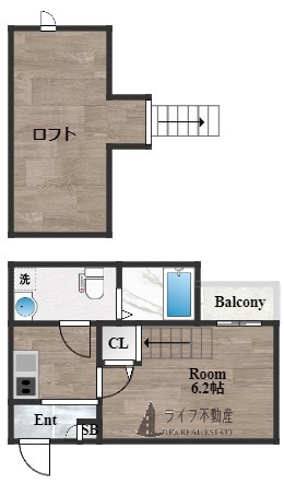 クレアシオン友井の物件間取画像