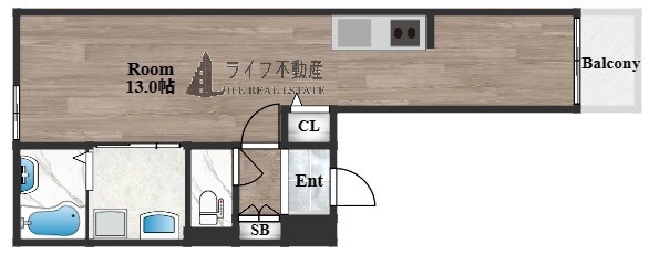 ソレイユ永和の物件間取画像