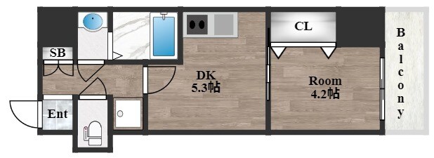 GARDENIA高井田の物件間取画像