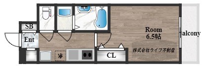 Luxe布施東2の物件間取画像