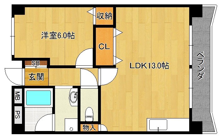 グランデあんごの物件間取画像